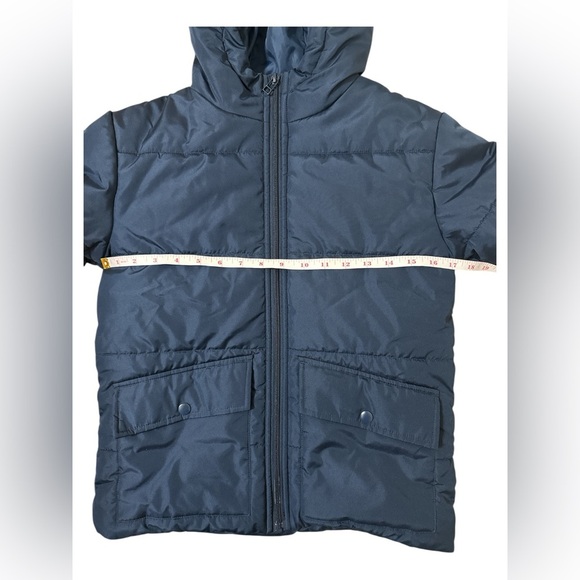 Nordstrom Navy Puffer Jacket for Kids Size 8/10 - Picture 3 of 7